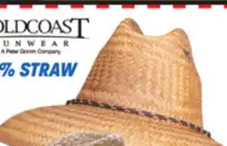 Big 5 Goldcoast Sunwear Lever 5 Brim Straw Lifeguard Hat offer