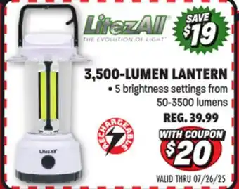 Big 5 LitezAll 3500-Lumen Rechargeable Lantern offer