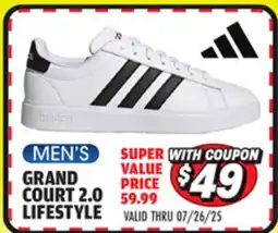 Big 5 adidas Grand Court 2.0 Men's Lifestyle Shoes offer