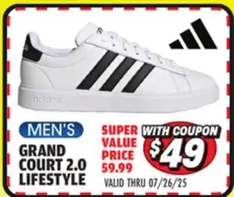 Big 5 adidas Grand Court 2.0 Men's Lifestyle Shoes offer