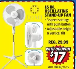 Big 5 LOMI 16 Oscillating Stand Up Fan offer