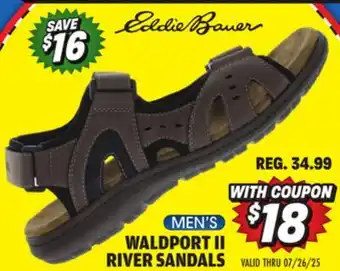 Big 5 Eddie Bauer Waldport II Men's River Sandals offer