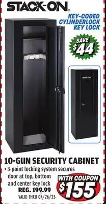 Big 5 Stack-On 10 Gun Security Cabinet offer