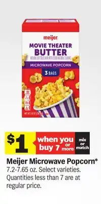 Meijer Meijer Microwave Popcorn offer