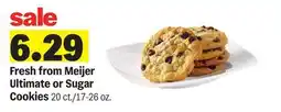 Meijer Fresh from Meijer Ultimate or Sugar Cookies offer