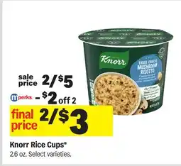 Meijer Knorr Rice Cups offer
