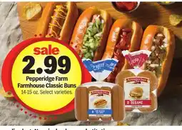 Meijer Pepperidge Farm Farmhouse Classic Buns offer