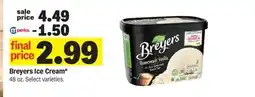 Meijer Breyers Ice Cream offer