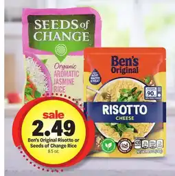 Meijer Ben's Original Risotto or Seeds of Change Rice offer