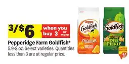 Meijer Pepperidge Farm Goldfish offer