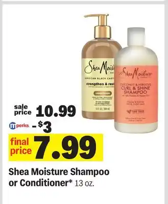Meijer Shea Moisture Shampoo or Conditioner offer