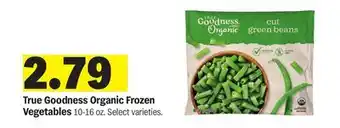 Meijer True Goodness Organic Frozen Vegetables offer