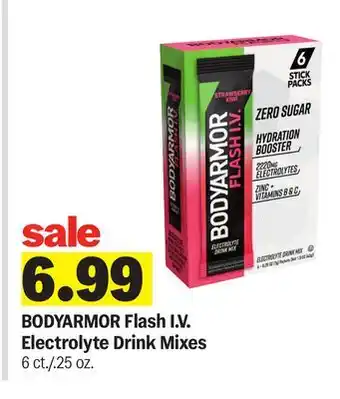 Meijer BODYARMOR Flash I.V. Electrolyte Drink Mixes offer