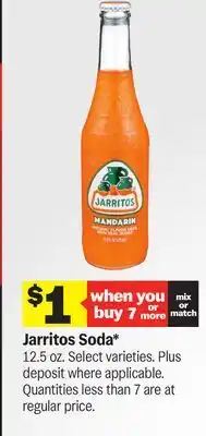 Meijer Jarritos Soda offer