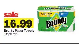 Meijer Bounty Paper Towels offer