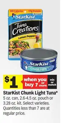 Meijer StarKist Chunk Light Tuna offer