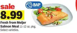 Meijer Fresh from Meijer Salmon Meal offer