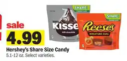 Meijer Hershey's Share Size Candy offer