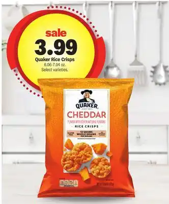Meijer Quaker Rice Crisps offer