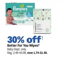 Meijer Better For You Wipes offer
