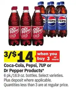 Meijer Coca-Cola, Pepsi, 7UP or Dr Pepper Products offer