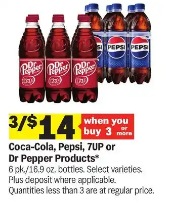 Meijer Coca-Cola, Pepsi, 7UP or Dr Pepper Products offer