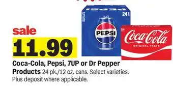 Meijer Coca-Cola, Pepsi, 7UP or Dr Pepper Products offer