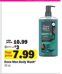 Meijer Dove Men Body Wash offer