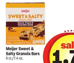 Meijer Meijer Sweet & Salty Granola Bars offer