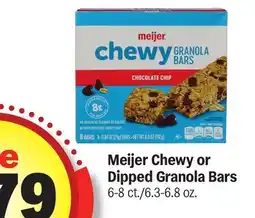 Meijer Meijer Chewy or Dipped Granola Bars offer