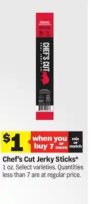 Meijer Chef's Cut Jerky Sticks offer