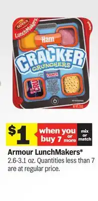 Meijer Armour LunchMakers offer