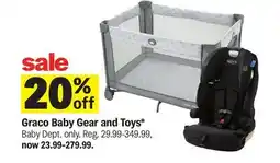 Meijer Graco Baby Gear and Toys offer