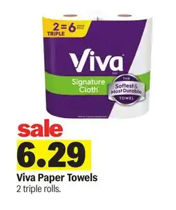 Meijer Viva Paper Towels offer