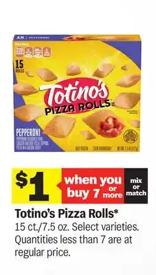 Meijer Totino's Pizza Rolls offer