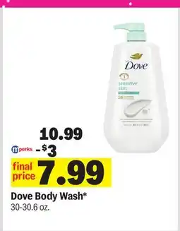 Meijer Dove Body Wash offer