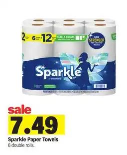 Meijer Sparkle Paper Towels offer