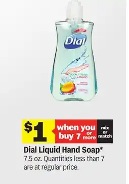 Meijer Dial Liquid Hand Soap offer