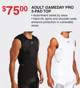 Dunham's Sports ADULT GAMEDAY PRO 5-PAD TOP offer