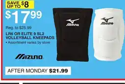 Dunham's Sports MIZUNO LR6 OR ELITE 9 SL2 VOLLEYBALL KNEEPADS offer