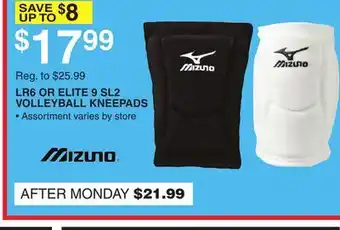 Dunham's Sports MIZUNO LR6 OR ELITE 9 SL2 VOLLEYBALL KNEEPADS offer