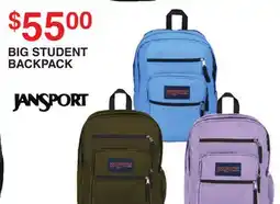 Dunham's Sports BIG STUDENT BACKPACK offer