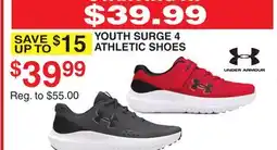 Dunham's Sports YOUTH SURGE 4 ATHLETIC SHOES offer