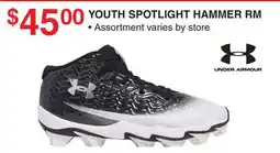 Dunham's Sports UNDER ARMOUR YOUTH SPOTLIGHT HAMMER RM offer