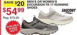 Dunham's Sports MEN'S OR WOMEN'S EXCURSION TR 17 RUNNING SHOES offer