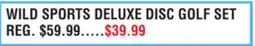 Dunham's Sports WILD SPORTS DELUXE DISC GOLF SET offer