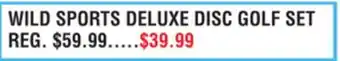 Dunham's Sports WILD SPORTS DELUXE DISC GOLF SET offer