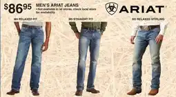 Dunham's Sports M2 RELAXED STIRLING MEN'S ARIAT JEANS offer
