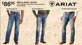 Dunham's Sports M2 RELAXED STIRLING MEN'S ARIAT JEANS offer