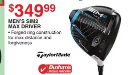 Dunham's Sports MEN'S SIM2 MAX DRIVER offer